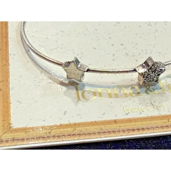 NWT Lonna & Lilly Silver Tone Star Bracelet - Picture 5 of 6